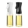 Garrafa Pulverizadora de Óleo de Plástico 500ml, Dispensador de Óleo Tipo Pressão de Vidro, Tanque de Armazenamento de Óleo para Air Fryer Doméstico, Tipo Pressão
