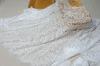 Largura 35~75cm fio de pressão amigável à pele renda de cílios roupas infantis saia xale vestido de noiva tecido decorativo