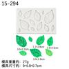 Flor Folha Borboleta Flip Açúcar Chocolate Artesanal Silicone Molde Bolo Decorativo DIY Assar Argila Macia Molde