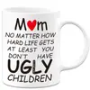 Nueva Taza de Cerámica Personalizada con Transferencia de Calor Taza de Leche DIY Taza de Agua de Oficina Taza como Regalo para Familiares y Amigos