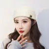 Gorro de Punto Tang con Puño para Calle al Aire Libre de Otoño e Invierno para Hombres y Mujeres, Moderno Yuppie Hip-Hop Gorro de Lana Piel de Melón Transfronterizo