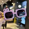 Óculos de sol de silicone infantis em formato de dinossauro para meninos e meninas, óculos polarizados não machucam os olhos das crianças, óculos de sol com proteção solar, fofos