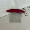 Grampo de Cabelo Pente de Acetato com Dentes Inseridos na Parte de Trás, de Cor Fofa e com Topete Alto, para Mulheres, Domador de Fios Soltos na Testa, Pente de Cabelo, Grampo de Cabelo para Penteado Meio Preso, Acessórios de Cabelo