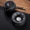 Bule Cerâmico com Cabo para Ferver Chá Fogareiro Quente para Chá Bule para Ferver com Vela Estilo Japonês Conjunto de Chá Kung Fu Bule Simples Doméstico
