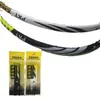 Protector de cabeza de raqueta de bádminton, protector antifricción para el marco y las cuerdas, película de marco de raqueta engrosada y resistente al desgaste, previene el desconchado de la pintura y el desgaste