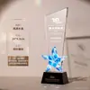 Trofeo de Cristal Hecho a Medida para Premios de Alta Gama y Elegantes para Empleados Destacados, Campeones de Concursos Creativos y Premios de Reunión Anual