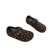 Zapatos Planos de Lana con Tacón Oculto y Punta Redonda Casuales para Mujer 2026 Nuevo Otoño Invierno Mocasines de Suela Plana Casuales Retro Lunares
