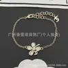 Colección de pulseras de doble C estilo Chanel transfronteriza nueva con etiquetas, álbum de fotos para selección, transmisión en vivo para venta al por mayor, abuela Chanel