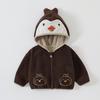 Ropa de abrigo para niños y niñas Ropa para bebé Nuevo forro polar para niños y niñas Sudaderas con capucha forradas de polar