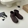 Botas de nieve Henan Sangpo, botas clásicas de corte bajo 5854 para mujer