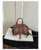 Bolsa pequena de alta qualidade transfronteiriça feminina nova estilosa retrô Boston bag grande capacidade para o dia a dia ombro único transversal bolsa moderna