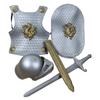 10000 Halloween performance traje armadura guerreiro 4 peças terno armadura dragão cavaleiro equipamento armadura