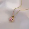 Collar para Mujer, Nuevo Colgante de Amor Transfronterizo de Moda, Diseño Nicho, Collar de Cadena para Clavícula Simple y Versátil