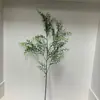 Flores artificiales estilo bosque para bodas, hierba de espárrago, plantas verdes artificiales doradas en capas, decoración de bodas para el hogar, flores artificiales para exteriores para paisajismo