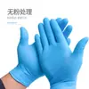 Luvas Descartáveis de Nitrilo Composto, à Prova de Óleo, Impermeáveis, Resistentes a Ácidos e Alcalis, para Manutenção Industrial, com Certificação, Adequadas para Exportação, Luvas de Proteção do Trabalho