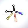 En stock, n.° 5, cabezal de tirador de nailon para caramelos, con cremallera de hardware para equipaje con galvanoplastia multicolor