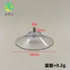 Venta Directa de Fábrica Ventosa Ecológica con Tornillos Plástico PVC Cabeza de Hongo Ventosa Transparente Ventosa con Agujero para Tornillo Gancho