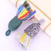 Acessórios Ultra-curtos Pulseira Pingente Colar Pingente Borla Estilo Étnico de Xizang Fio de Algodão Colorido Borla Curta