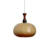Lámpara Colgante Bauhaus Vintage para Dormitorio, Estilo Japonés Wabi-Sabi, Estudio, Comedor Estilo Retro Ins, Lámpara de Vidrio para Barra de Bar