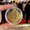 Adesivo de celular estilo Shuibei em ouro puro 999 com motivos de dinheiro e ovelhas, acessório criativo para atrair clientes, brindes no atacado
