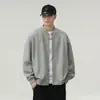 Chaqueta de béisbol de alta gama estilo americano para hombre, primavera y otoño, chaqueta de punto casual, top versátil de moda, 2026