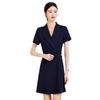 Este Año Nuevo Elegante Joyería de Alta Gama Salón de Belleza Ropa Formal de Trabajo Traje Profesional de Verano Vestido de Manga Corta para Mujer