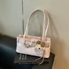 Bolsa de Ombro Feminina Vintage Transfronteiriça de Nicho Moda 2026 Novo Modelo Fresca e Simples Bolsa de Ombro para o Dia a Dia Bolsa de Braço