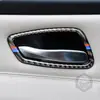 Adequado para Bmw Bmwe90/E92/E93 Série 3 Antiga Moldura Decorativa de Maçaneta de Porta Fibra de Carbono Adesivo de Modificação de Carro