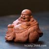 Mascota de Té de Arcilla Púrpura Yixing Figura de Buda Maitreya Bolsa de Monje Escultura Bagbuddha Buda Shakyamuni Juego de Té Ceremonia del Té Se Puede Usar para Cultivo