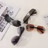 Novo em estoque Óculos de Sol Ovais Fashion Cool Óculos de Sol Masculinos Tendência Óculos de Sol Cyber Celebridade Degradê para Meninas