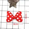 Accesorios Populares de Tela de Lunares con Lazo Zapatos para Niños, Sombreros, Calcetines Accesorios Accesorios DIY Accesorios para el Cabello Al por Mayor