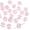 Flor de Cerezo de Cristal Trébol de Cuatro Hojas DIY Hecho a Mano Autodiseñado Accesorios de Cuentas Cuentas Pendientes Pasador Accesorios para Cordón Material