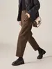 Pantalones de guadaña para mujer de calidad original, nuevo estilo invierno 2023, pantalones harén holgados y de moda, pantalones casuales adelgazantes y cálidos