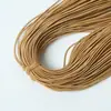 Cuerda Elástica de Colores 1 mm Negra Banda de Goma para Juguetes Hilo para Hacer Pulseras, Hilo Delgado para Enhebrar Cuentas, Cordón Elástico Redondo para Cuentas de Oración Budistas