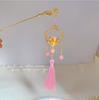 Accesorios Hanfu de Estilo Antiguo, Pasador de Lámpara de Palacio Brillante, Borla Versátil para Niños, Accesorio para el Cabello de Alta Gama, Tocado con un Toque de Lujo Ligero