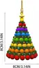 Nuevo colgante plano de acrílico decoración de árbol de Navidad animal colgante DIY regalo de fiesta de Navidad