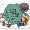 Comercio exterior deseo cuello redondo otoño e invierno top de mujer Lo siento No puedo amamantar letras suéter camisa