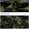 Sudadera con capucha de punto gofre camuflada para hombre, estilo vintage, corte holgado, con cremallera, casual, para exteriores, estilo urbano, unisex
