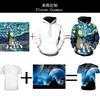 Ropa para hombre de comercio exterior europeo y americano 2023 No. Suéter redondo de moda casual moderno con estampado digital 3D de la autopista 66