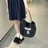 Bolsa de Lona de Gran Capacidad para Estudiantes para Mujer 2024 Nueva Bolsa Tote de Moda Estilo Coreano Versátil Bolsa de Compras