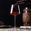 Juego de Copas de Vino Tinto Cuadradas Lujo Europeo de Alta Gama Cristal Copa de Vino Copa Borgoña 535ml