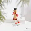 Decoraciones Navideñas Nuevas Transfronterizas Reno de Madera Muñeco de Nieve Tronco de Pie Colgante Escena de Ambiente Navideño