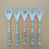 M012 Colher Pequena de Plástico Utensílios de Mesa Infantis