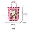 Bolsa de Palha Casual de Férias Gato Cartoon Havaiano Pronta de Fábrica Bolsa Feminina Bordada com Desenho Animado Fofo Cesta de Legumes