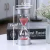 Reloj de Arena Plateado de Alto Brillo Temporizador de 10/20/30 Minutos para Niños Tiempo de Estudio Autodisciplina Examen de Ingreso a la Universidad Regalo de Graduación