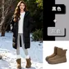 Botas de Neve de Lã de Couro Genuíno para Mulheres 2025 Inverno Novo Botas Femininas de Solado Grosso que Aumentam a Altura Botas Quentes com Forro de Lã Botas Casuais de Algodão