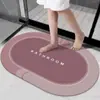 Tapete de Chão Simples de Lama Diatomácea Entrega Spot Transfronteiriça Tapete para Pés de Banheiro Absorvente de Água e Resistente a Manchas Entrada Tapete de Porta Antiderrapante Fácil de Cuidar