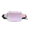 Bolsa de Cintura Feminina Embossada, Colorida e da Moda, Bolsa de Peito, Mini Bolsa de Maquiagem Exquisita e Leve para Passeios, Nova Modelo 2026 Bolsa de Armazenamento
