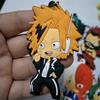 Chaveiro de borracha macia de PVC personalizado para presente de evento chaveiro de um lado pingente de chave de personagem de anime personalizado