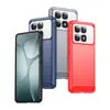 Funda para Teléfono Móvil Adecuada para Redmi K70 Ultra Funda Protectora de Silicona Anti-Caída Cepillada para Teléfono Móvil Redmi K70 Ultra
